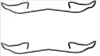 Аксесс. для колодки BREMBO A02228 (фото 1)