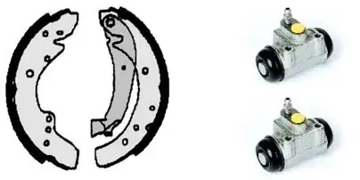Комплект тормозных колодок BREMBO H23035