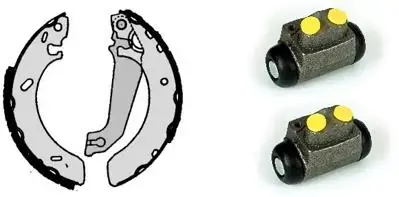 Комплект тормозных колодок BREMBO H24033