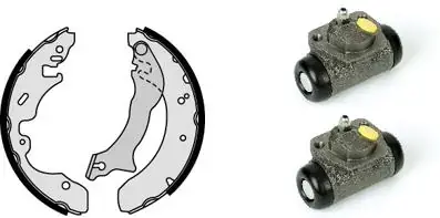 Комплект тормозных колодок BREMBO H24039