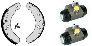 Комплект тормозных колодок BREMBO H24070