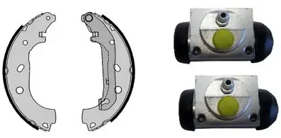 Комплект тормозных колодок BREMBO H24071