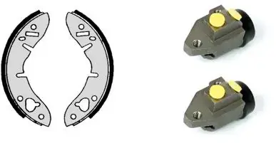 Комплект тормозных колодок BREMBO H61005