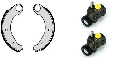 Комплект тормозных колодок BREMBO H61008