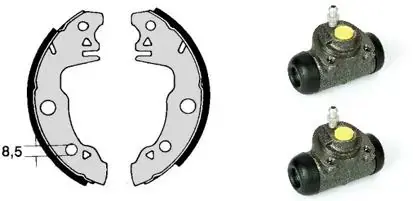 Комплект тормозных колодок BREMBO H61022