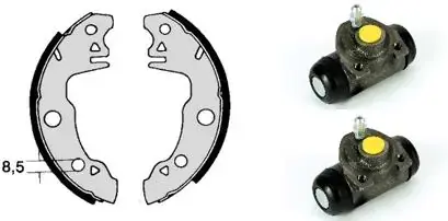 Комплект тормозных колодок BREMBO H61027