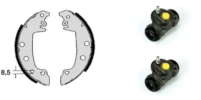 Комплект тормозных колодок BREMBO H61033