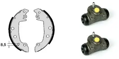 Комплект тормозных колодок BREMBO H61039