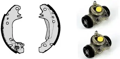 Комплект тормозных колодок BREMBO H61040 (фото 1)