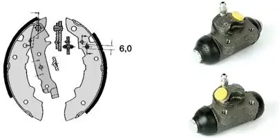 Комплект тормозных колодок BREMBO H68012