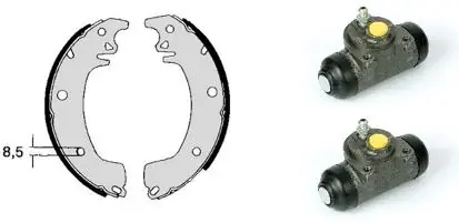 Комплект тормозных колодок BREMBO H68020