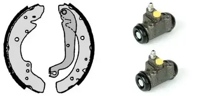 Комплект тормозных колодок BREMBO H68058