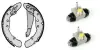 Комплект тормозных колодок BREMBO H85032 (фото 1)