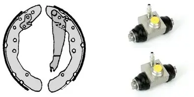 Комплект тормозных колодок BREMBO H85032