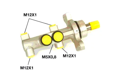 Главный тормозной цилиндр BREMBO M61028
