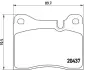 Колодка BREMBO P06002 (фото 1)