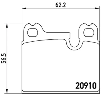 Колодка BREMBO P06005