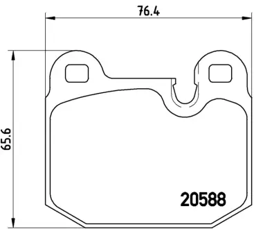Колодка BREMBO P06006