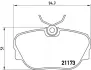 Колодка BREMBO P06010 (фото 1)