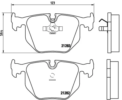 Колодка BREMBO P06016