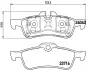Гальмівні колодки дискові BREMBO P06032 (фото 1)