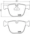 Комплект гальмівних колодок з 4 шт. дисків BREMBO P06050 (фото 1)