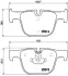 Комплект гальмівних колодок з 4 шт. дисків BREMBO P06072 (фото 2)
