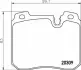 Комплект тормозных колодок, дисковый тормоз BREMBO P06082 (фото 1)
