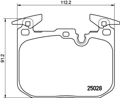 Гальмівні колодки дискові BREMBO P06088