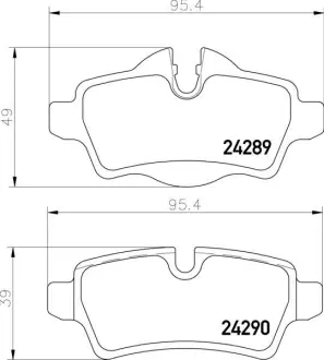 Колодка BREMBO P06103