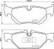 Гальмівні колодки дискові BREMBO P06105 (фото 1)