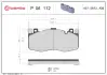 Гальмівні колодки дискові BREMBO P06 112 (фото 1)