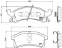 Колодка BREMBO P07004 (фото 1)