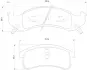 Колодка BREMBO P09002 (фото 1)