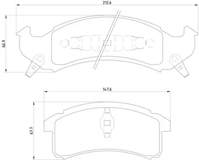 Колодка BREMBO P09002