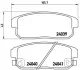 Колодка BREMBO P10005 (фото 1)
