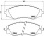 Колодка BREMBO P10006 (фото 1)