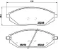 Гальмівні колодки дискові BREMBO P10054 (фото 1)