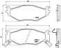 Колодка BREMBO P11007 (фото 2)