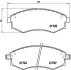 Колодка BREMBO P15011 (фото 2)