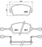 Колодка BREMBO P23007 (фото 2)