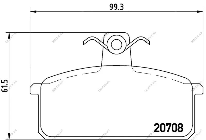 Колодка BREMBO P23018 (фото 1)