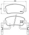 Колодка BREMBO P23031 (фото 1)