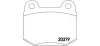 Комплект тормозных колодок, дисковый тормоз BREMBO P23038 (фото 1)
