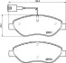 Гальмівні колодки дискові BREMBO P23145 (фото 1)