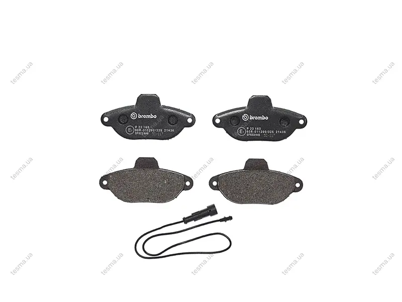 Гальмівні колодки дискові BREMBO P23160 (фото 1)