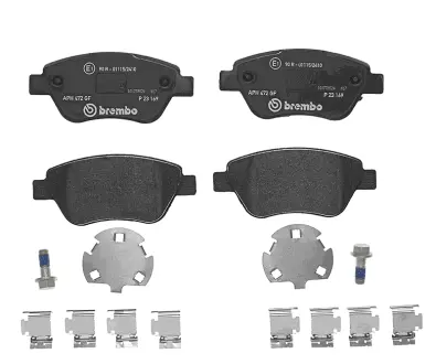 Гальмівні колодки дискові BREMBO P23169