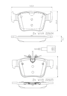 Гальмівні колодки дискові BREMBO P23180