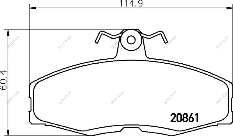 Колодка BREMBO P24013 (фото 1)