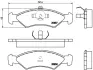 Колодка BREMBO P24016 (фото 1)